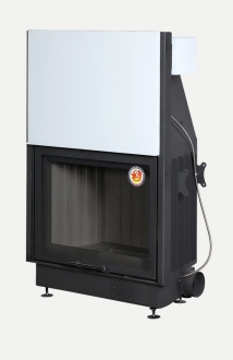 Топка ЭкоКамин Вега 800В черный шамот