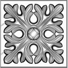Цветок 1, 3d модель для ЧПУ