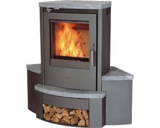Печь-камин Fireplace Passat талькохлорит угловая