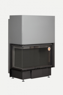 Топка ЭкоКамин Дельта 1000LВ черный шамот