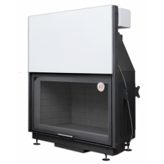 Топка ЭкоКамин Вега 1000 МВ черный шамот с подовым гарением