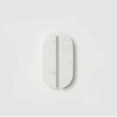 Мебельная ручка из мрамора Bianco Carrara модель №9