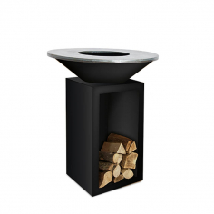 Гриль OFYR Classic Storage Black 85 с дровницей