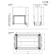 топка Spartherm Arte X-FDh-3S Linear 66 см чертеж